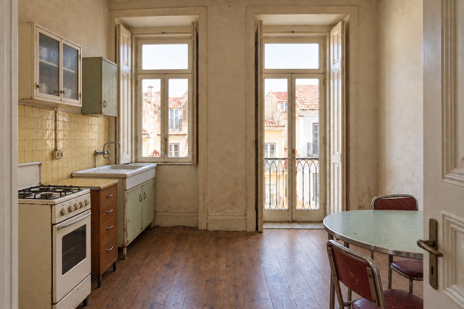 Projeto Chiado Balcony Revival — antes 2